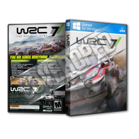 WRC 7 FIA World Rally Championship 2017 Pc Game Cover Tasarımı (Dvd Cover)